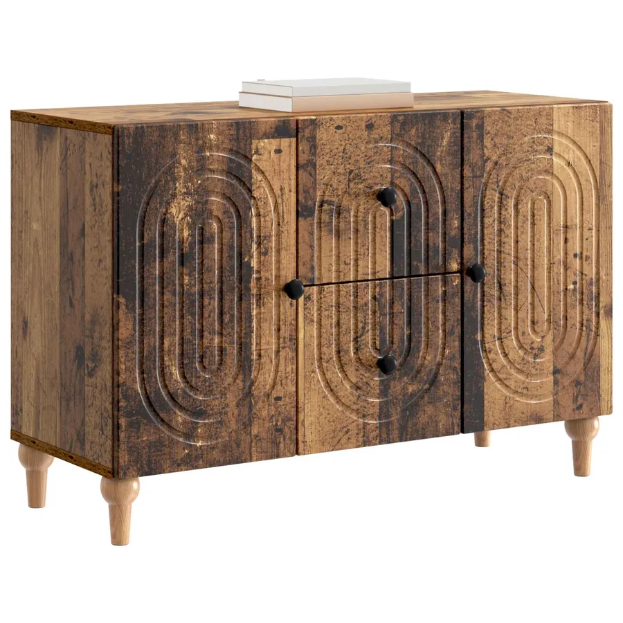 Meuble TV Bois ancien 89 x 34,5 x 60 cm Bois d'ingénierie - 3