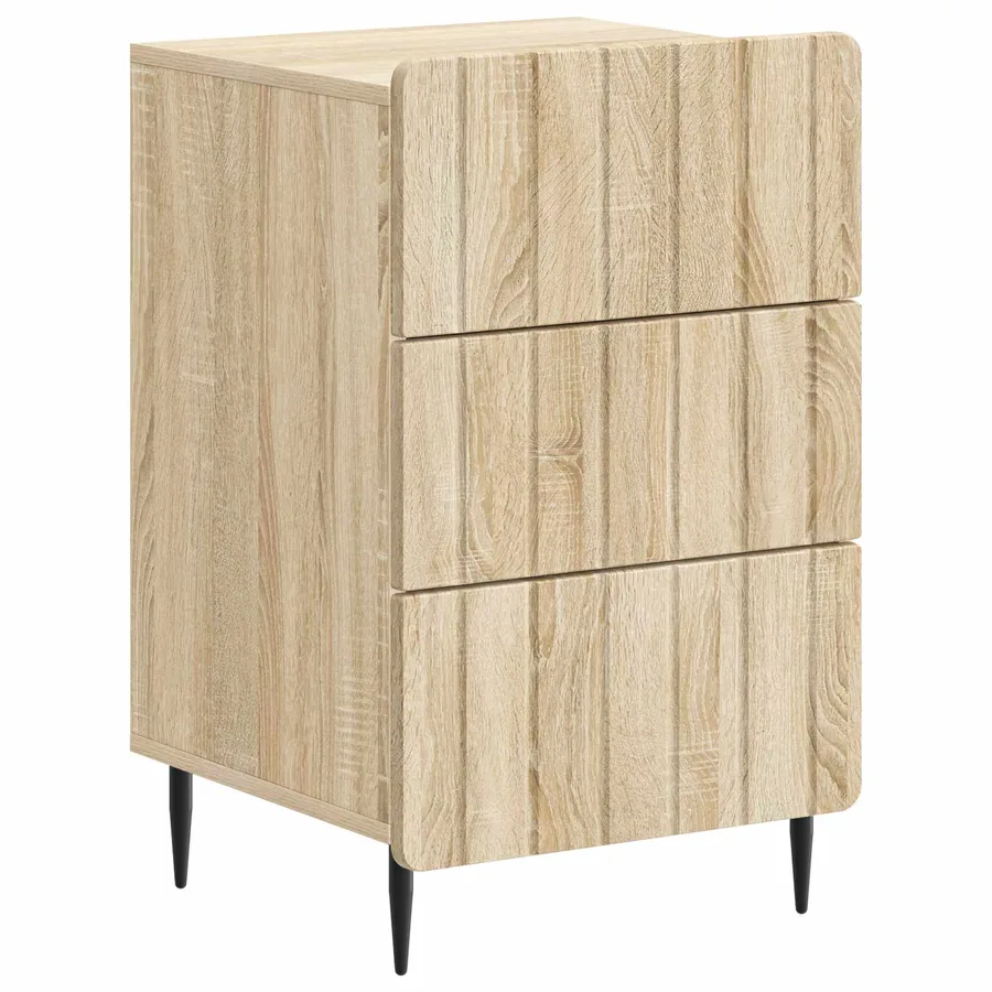 Cabinet de chevet avec tiroir Chêne Sonoma 43 x 41 x 68 cm - 2