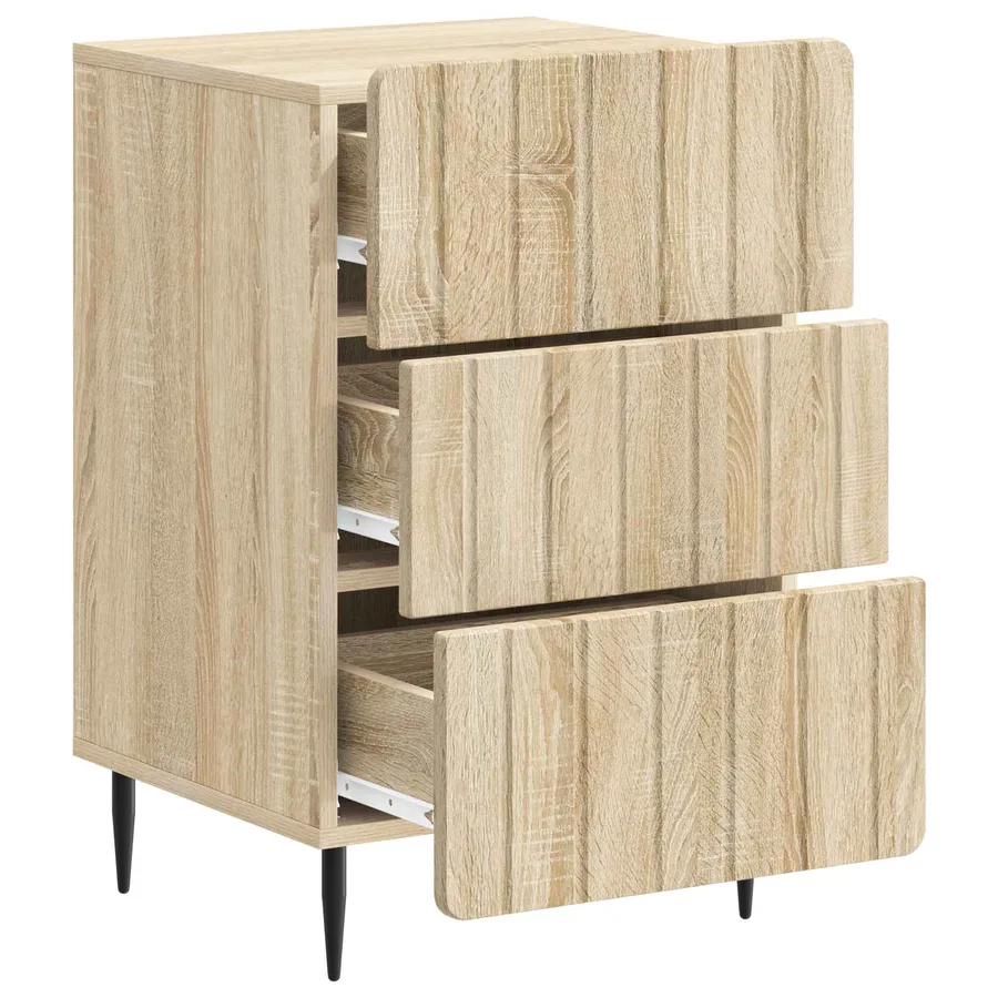 Cabinet de chevet avec tiroir Chêne Sonoma 43 x 41 x 68 cm - 4