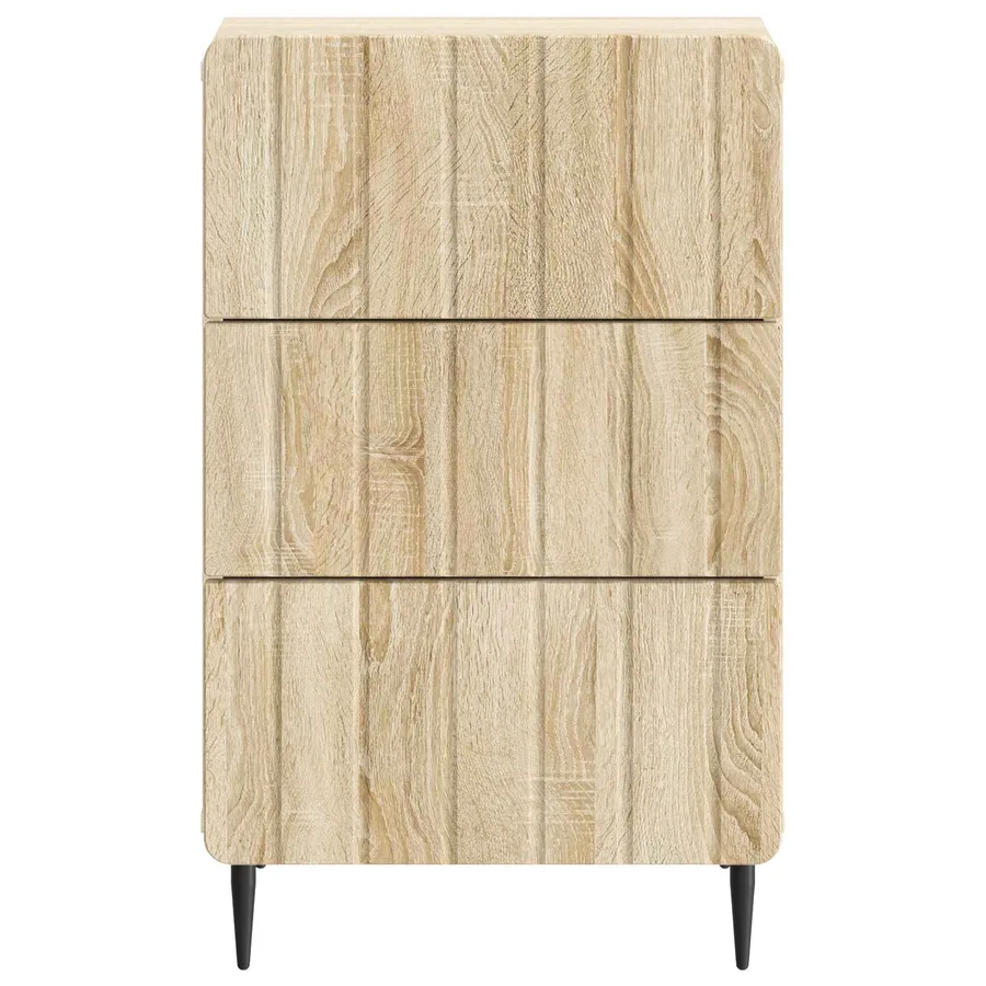 Cabinet de chevet avec tiroir Chêne Sonoma 43 x 41 x 68 cm - 5