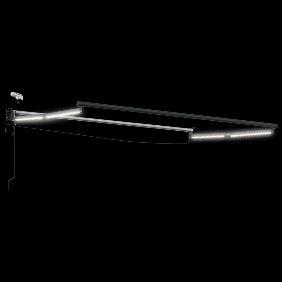 Cadre de store rétractable électrique Anthracite 3,5 x 2,5 m - 4