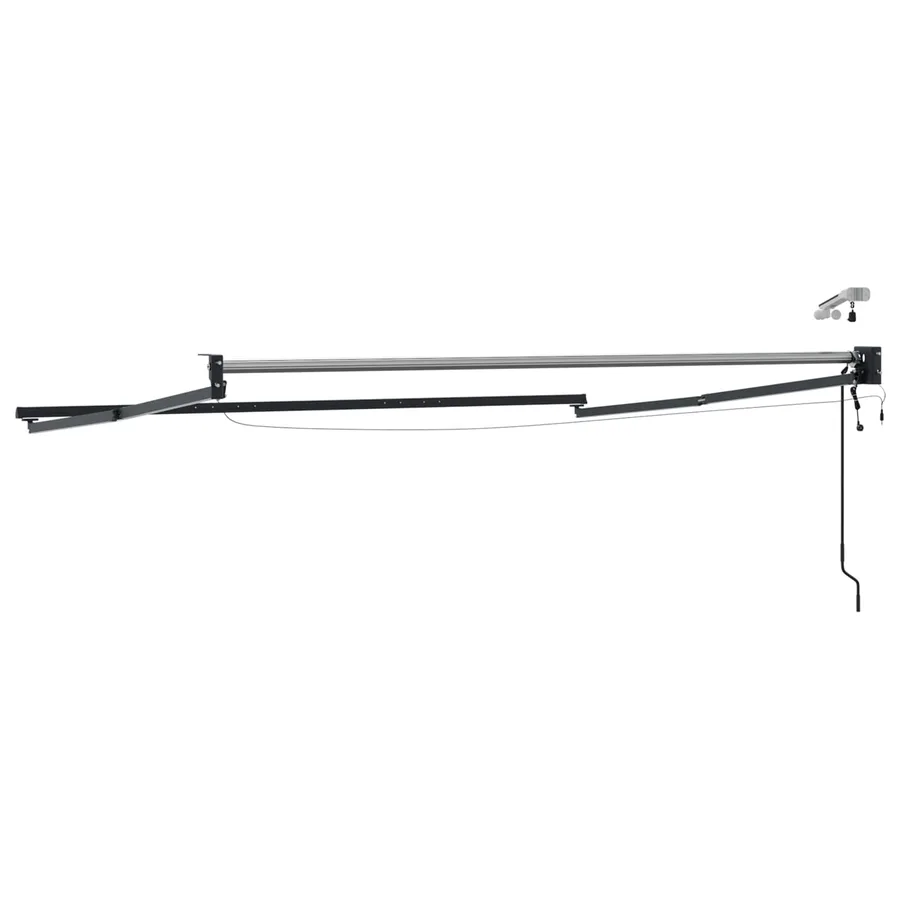 Cadre de store rétractable électrique Anthracite 3,5 x 2,5 m - 7
