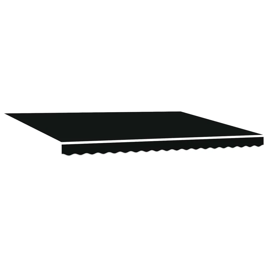 Store rétractable manuel avec LEDs Noir et anthracite 4 × 3 m - 5