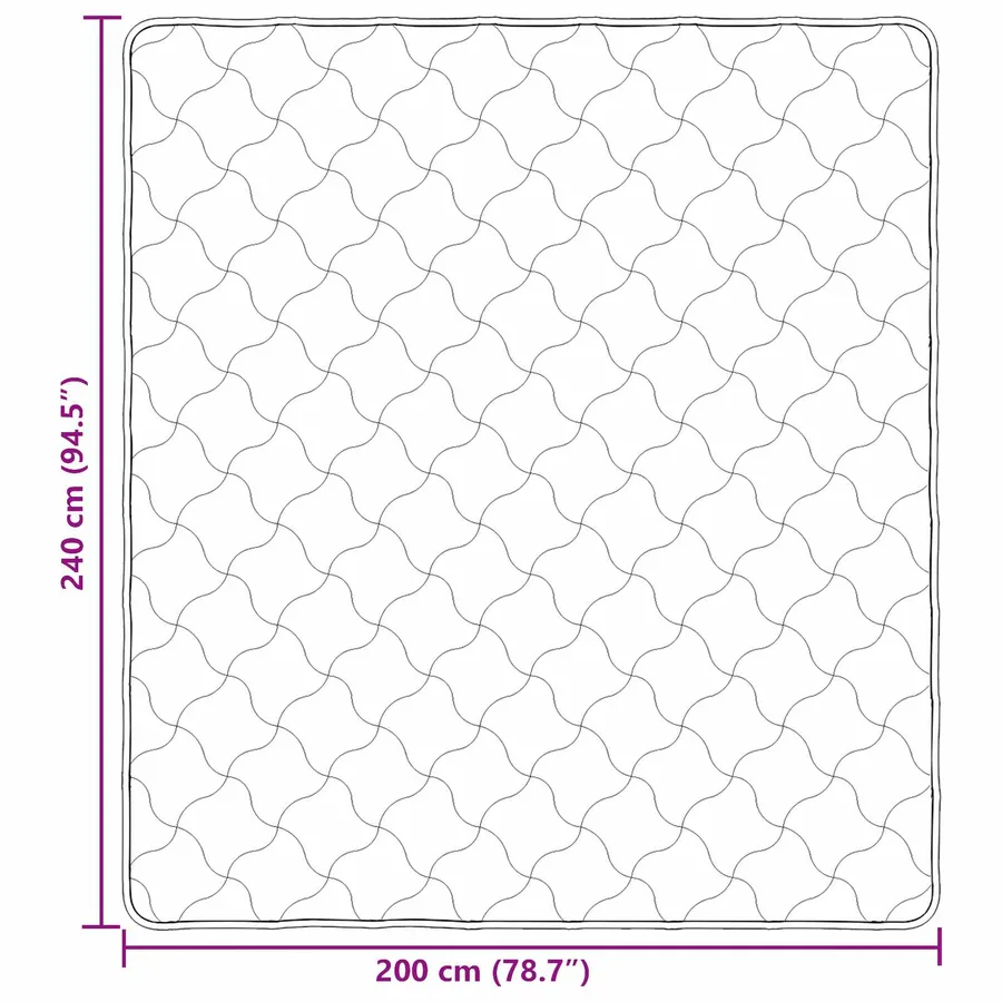 Duvet d'été simple Matelassé Rose 200 x 240 cm - 10