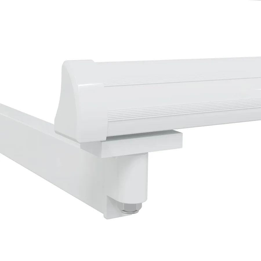 Cadre de store rétractable manuel Blanc 4 x 2 m Aluminium - 6
