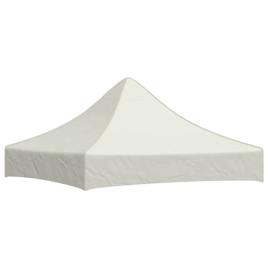 Toit de tente de réception 2x2 m Crème 270 g/m²