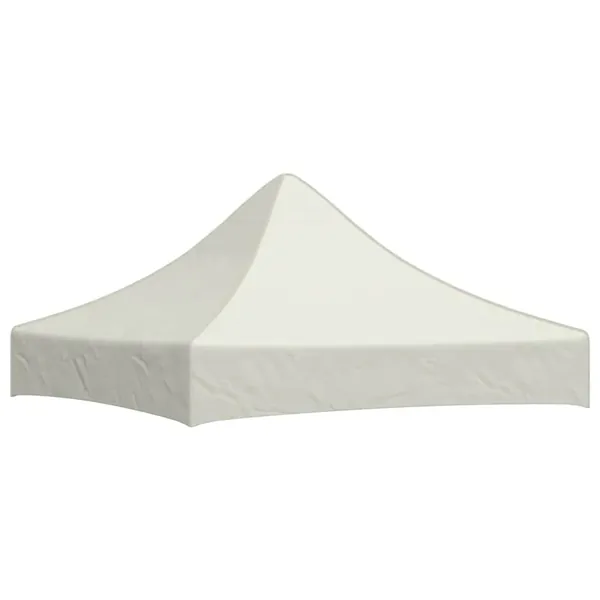 Toit de tente de réception 2x2 m Crème 270 g/m²