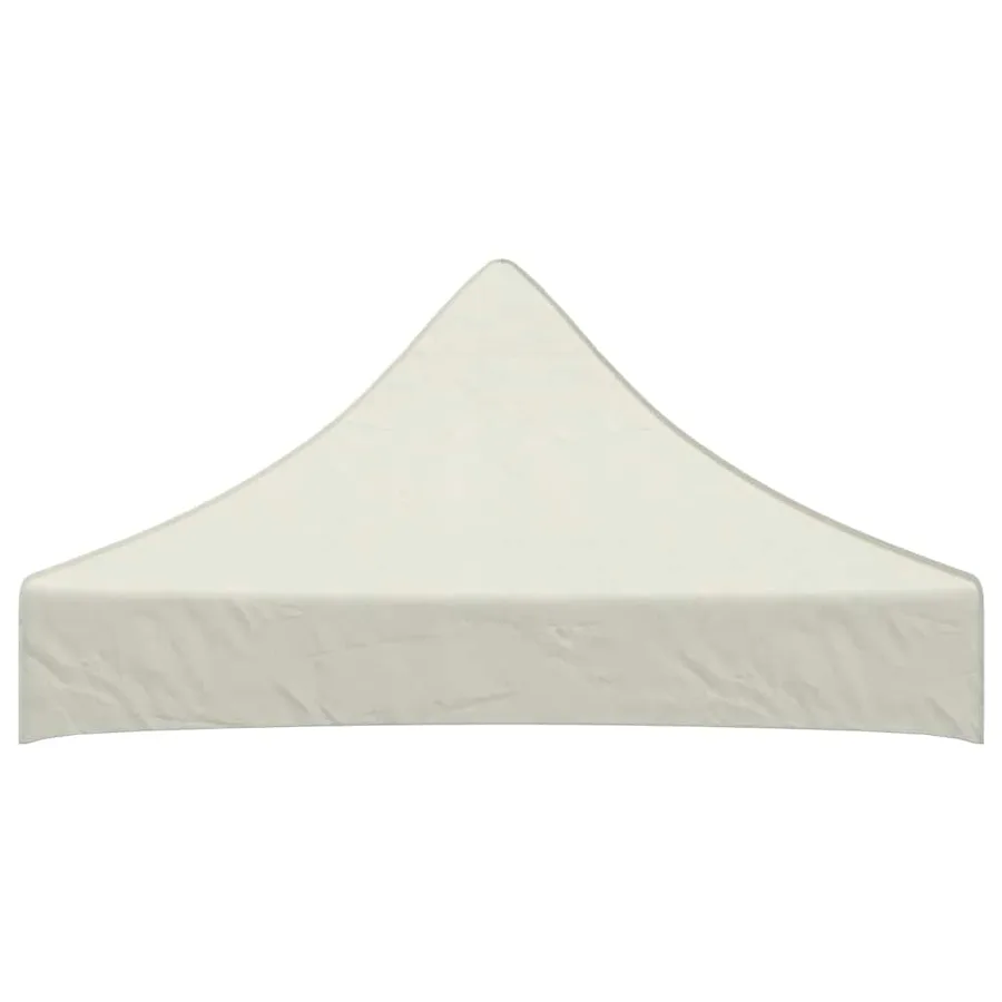 Toit de tente de réception 2x2 m Crème 270 g/m² - 3