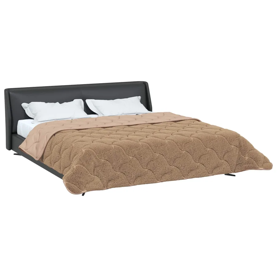 Duvet d'été simple Matelassé Taupe 200 x 220 cm - 3