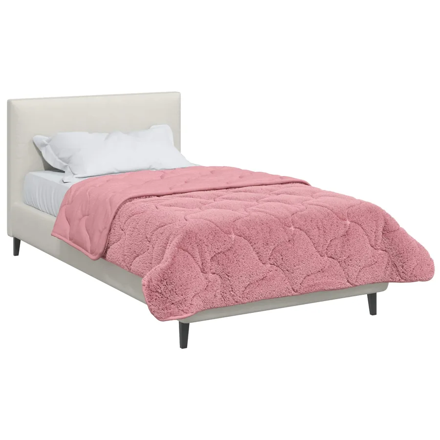 Duvet d'été simple Matelassé Rose 155 x 200 cm - 3