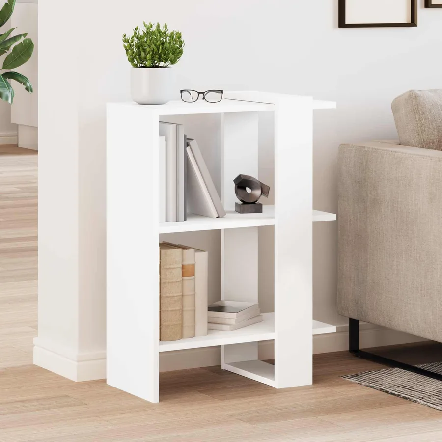 Étagère Blanc 52 x 25 x 71,5 cm Bois d'ingénierie - 4