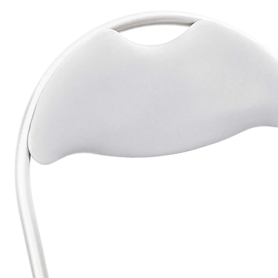Chaise pliante 8 pcs Blanc 48 x 43,5 x 81 cm Simili cuir - 9