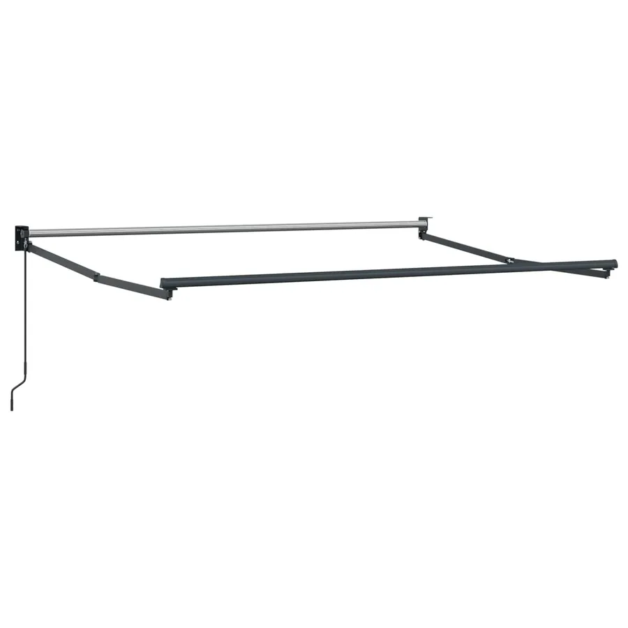 Cadre de store rétractable manuel Anthracite 3 x 2 m Aluminium - 2