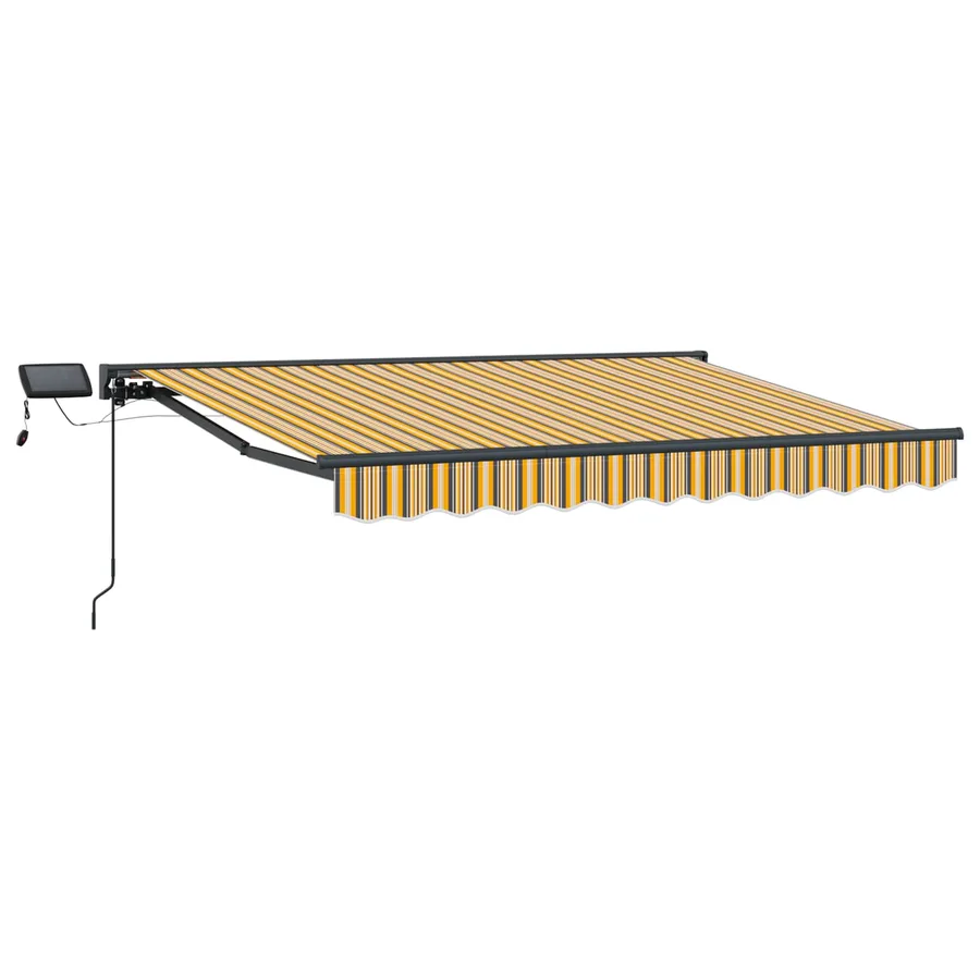 Cadre de store manuel avec LEDs 3 x 2,5 m - 2