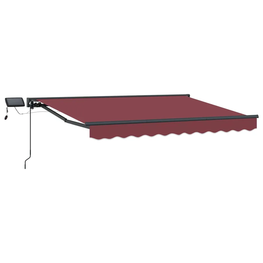 Cadre de store manuel avec LEDs 3 x 2,5 m - 2