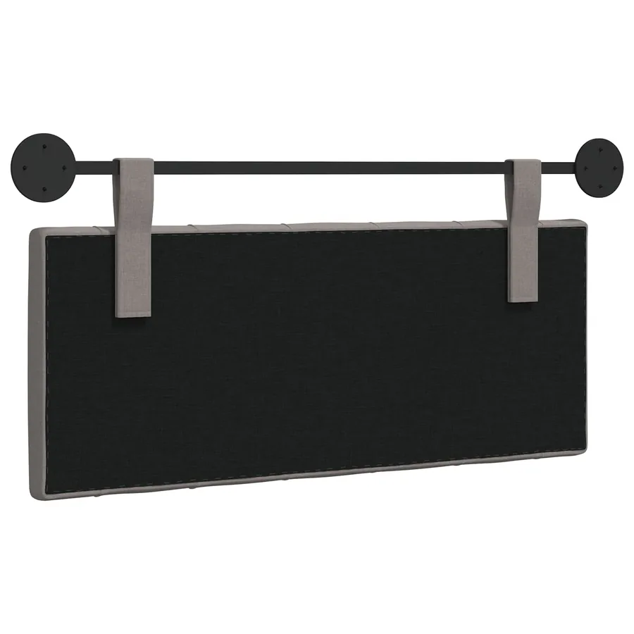 Tête de lit suspendue Taupe Tissu - 7