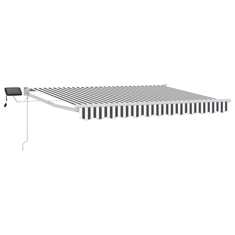 Store rétractable manuel avec LEDs 3,5 x 2,5 m - 2