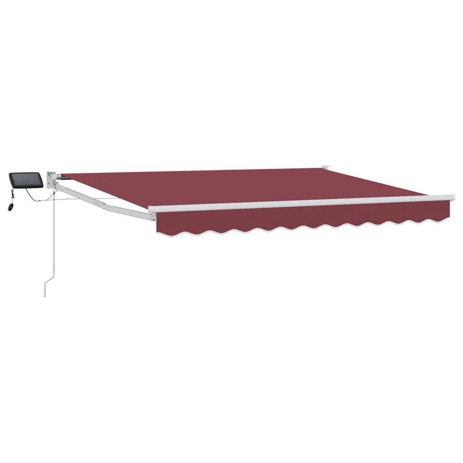 Store rétractable manuel avec LEDs 3,5 x 2,5 m - 2