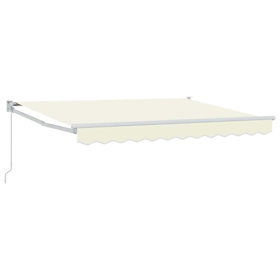 Auvent rétractable Crème 3,5 x 2 m 100% Polyester et Aluminium - 2