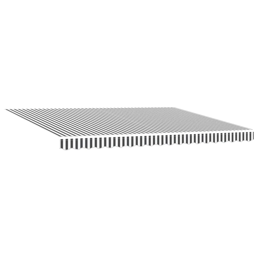 Auvent rétractable Anthracite et blanc 4 x 2 m - 4