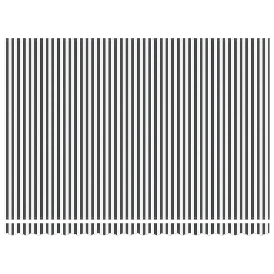 Auvent rétractable Anthracite et blanc 4 x 2 m - 6