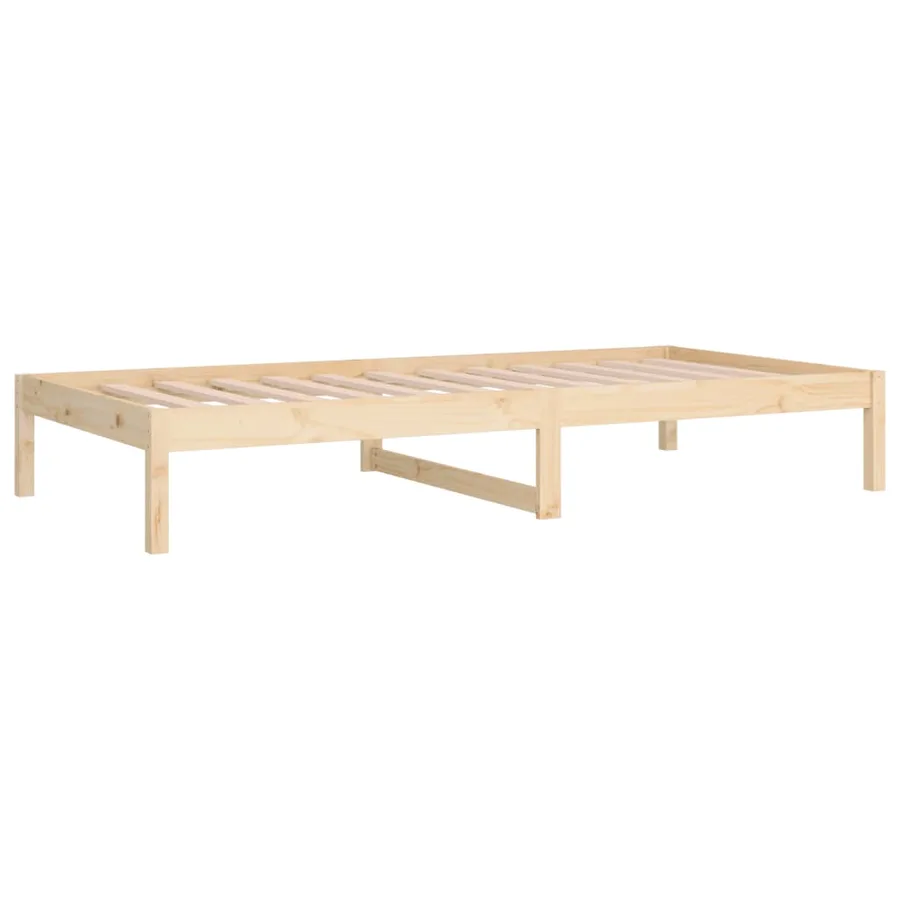 Lit de jour sans matelas 90x190 cm bois de pin massif - 7