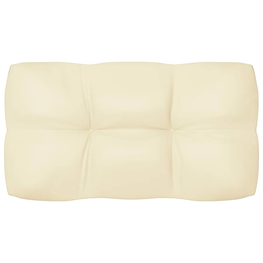 Coussins de canapé palette lot de 7 Crème - 6