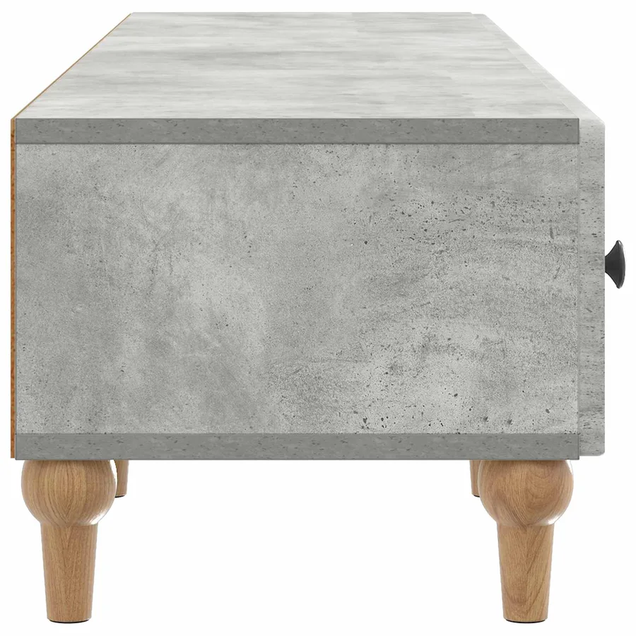 Meuble TV Gris béton 147 x 34,5 x 30 cm Bois d'ingénierie - 7