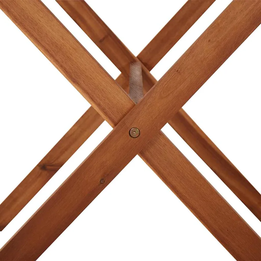 Ensemble à manger de jardin et coussins 3 pcs Marron - 5