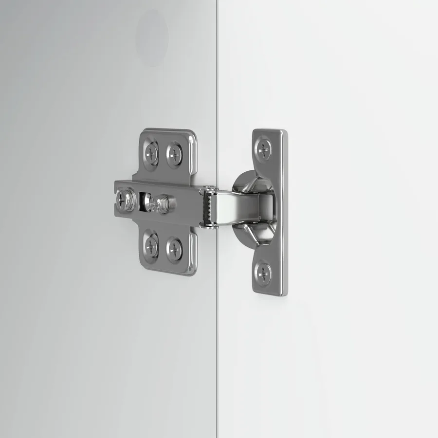 Meuble TV Blanc brillant 99 x 34,5 x 52 cm Bois d'ingénierie - 9
