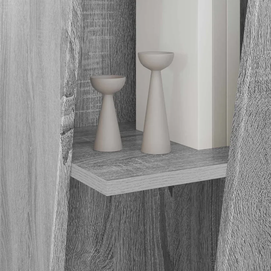 Étagère latérale Gris Sonoma 33 x 32 x 100,5 cm - 4
