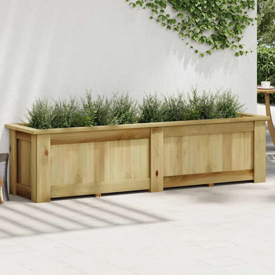 Jardinière surélevée 196x50x50 cm Bois de pin imprégné - 2