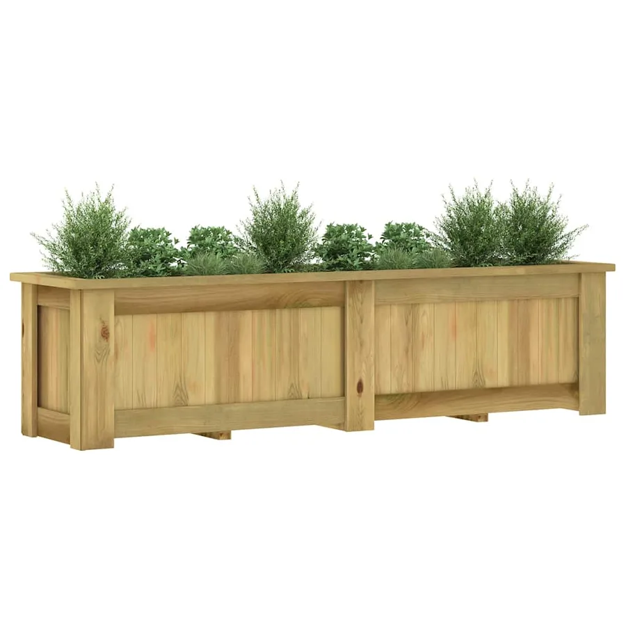 Jardinière surélevée 196x50x50 cm Bois de pin imprégné - 4