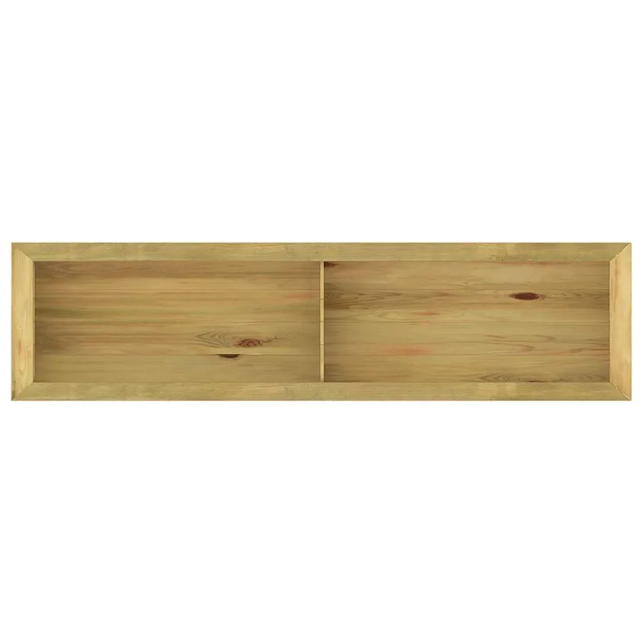 Jardinière surélevée 196x50x50 cm Bois de pin imprégné - 8