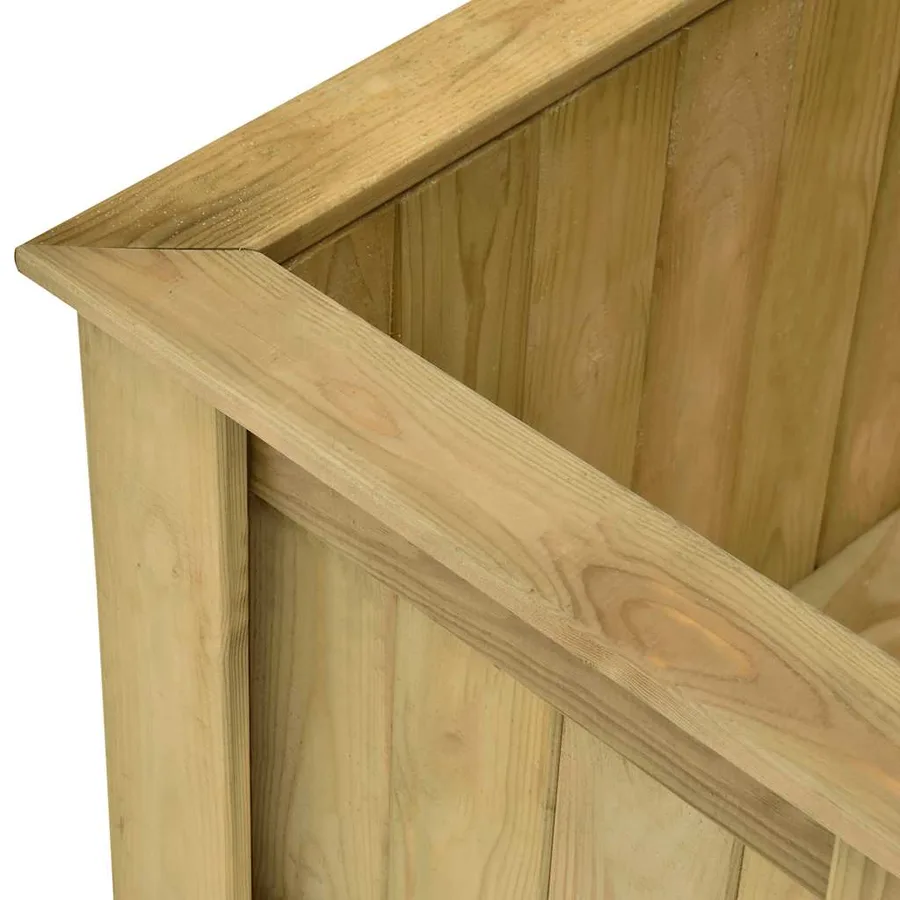 Jardinière surélevée 196x50x50 cm Bois de pin imprégné - 9