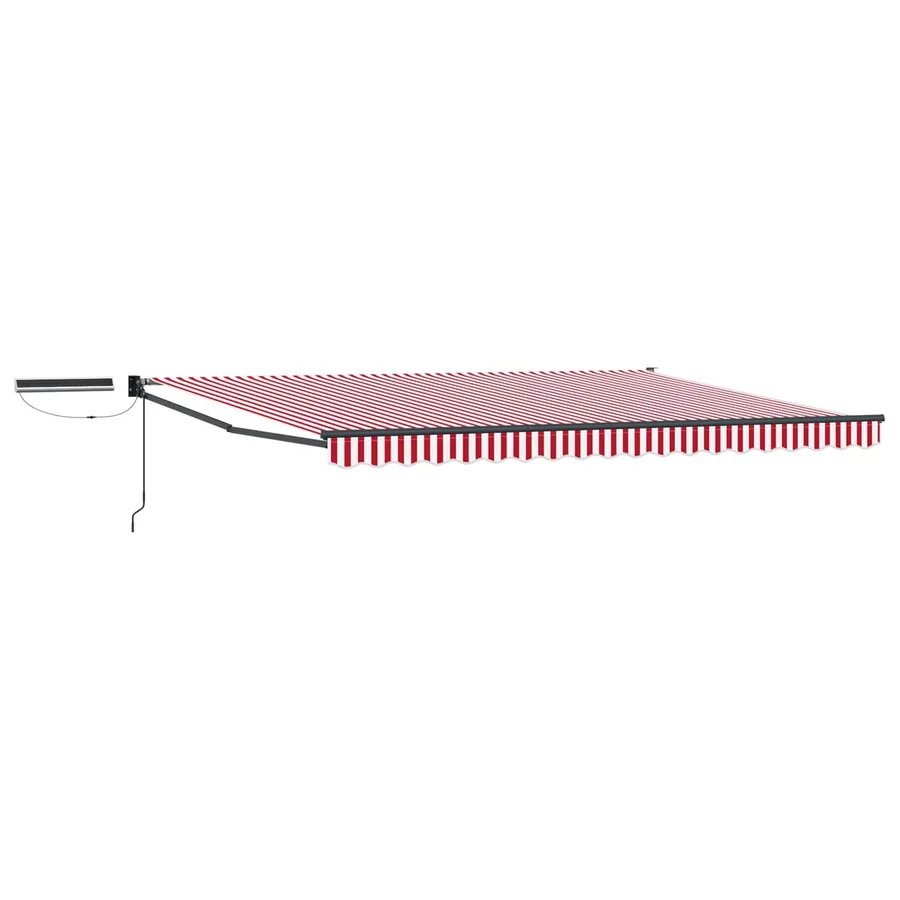 Auvent rétractable électrique Rouge, Blanc, Anthracite 4 x 2 m - 2