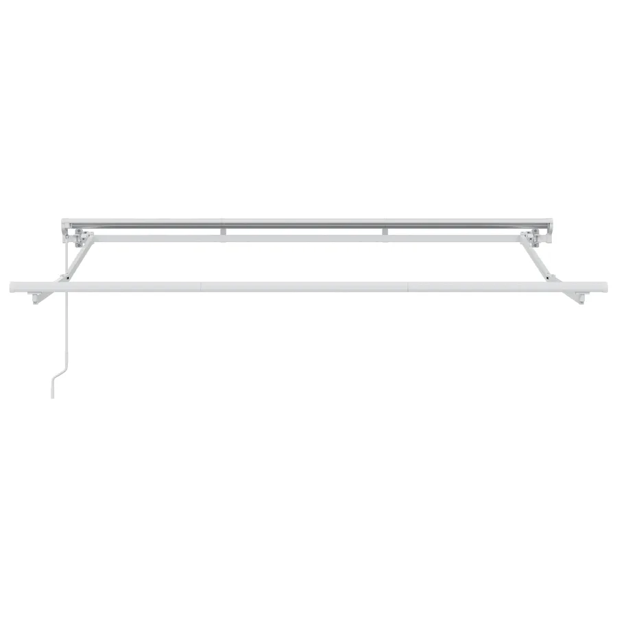 Auvent rétractable manuel Blanc 3 x 2,5 m - 5