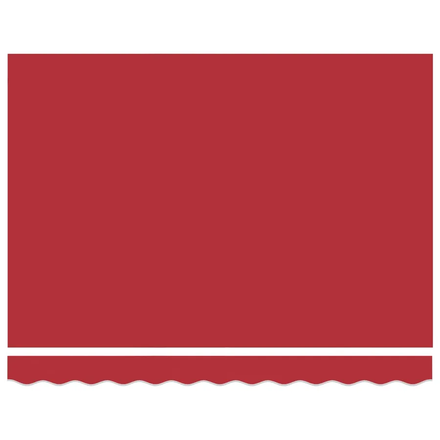 Auvent rétractable manuel Rouge 3 x 2,5 m - 6