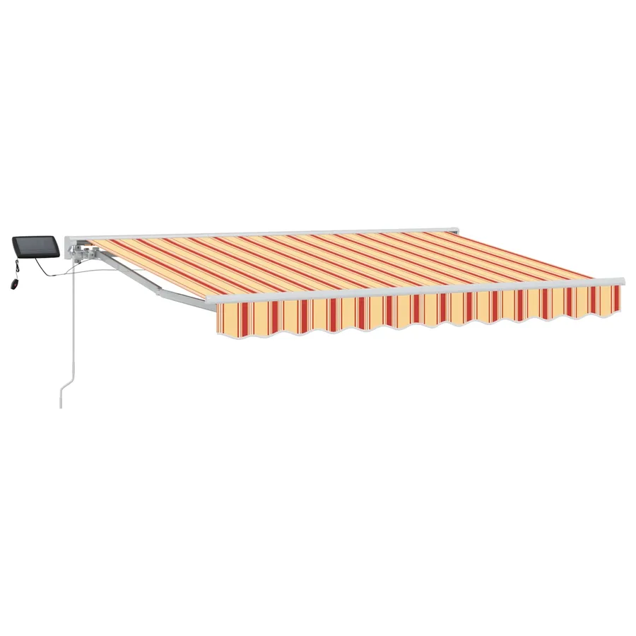 Cadre de store manuel avec LEDs 3 x 2,5 m - 2