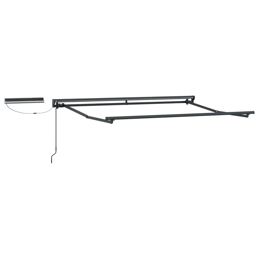 Cadre de store rétractable électrique Anthracite 2,5 x 2 m - 2