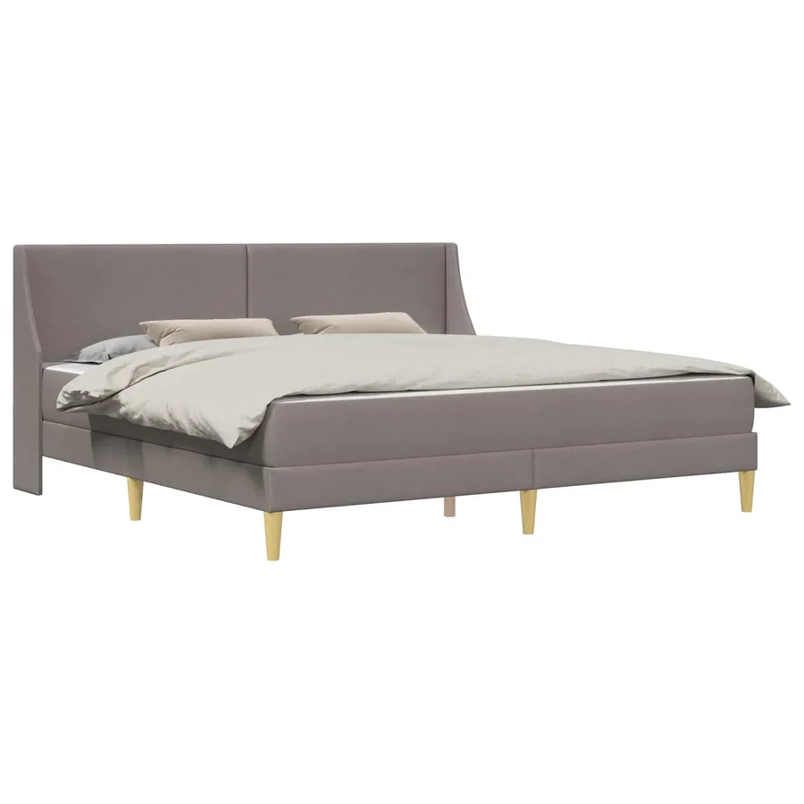 Cadre de lit avec matelas avec tête de lit Polyester - 2