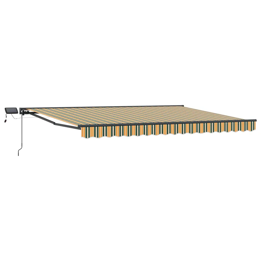 Cadre de store manuel avec LEDs 4,5 × 3 m - 2