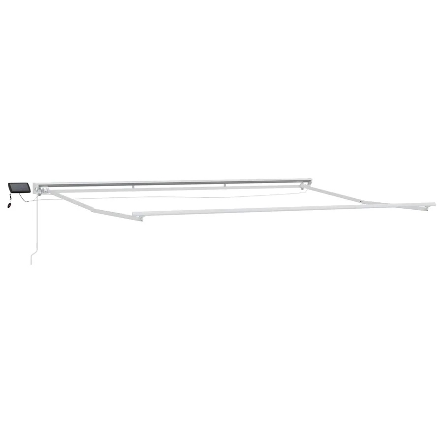Cadre de store manuel avec LEDs 4,5 × 3,5 m - 4