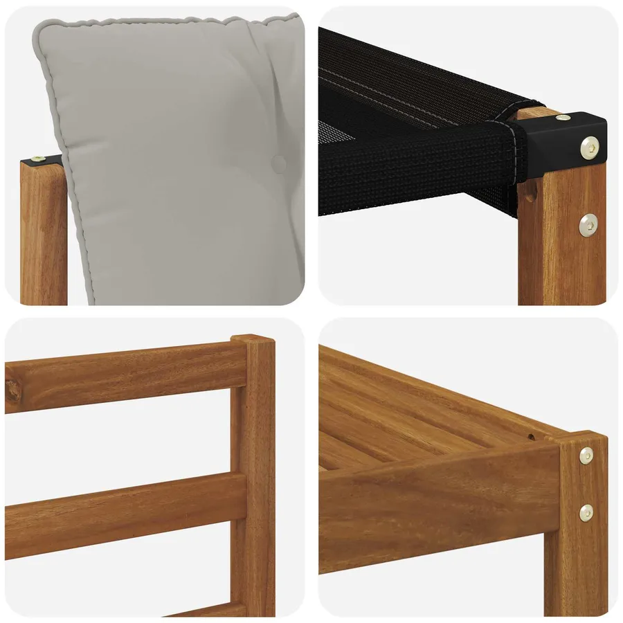 Ensemble de canapés d'extérieur 8 pcs Gris Naturel et Clair - 11
