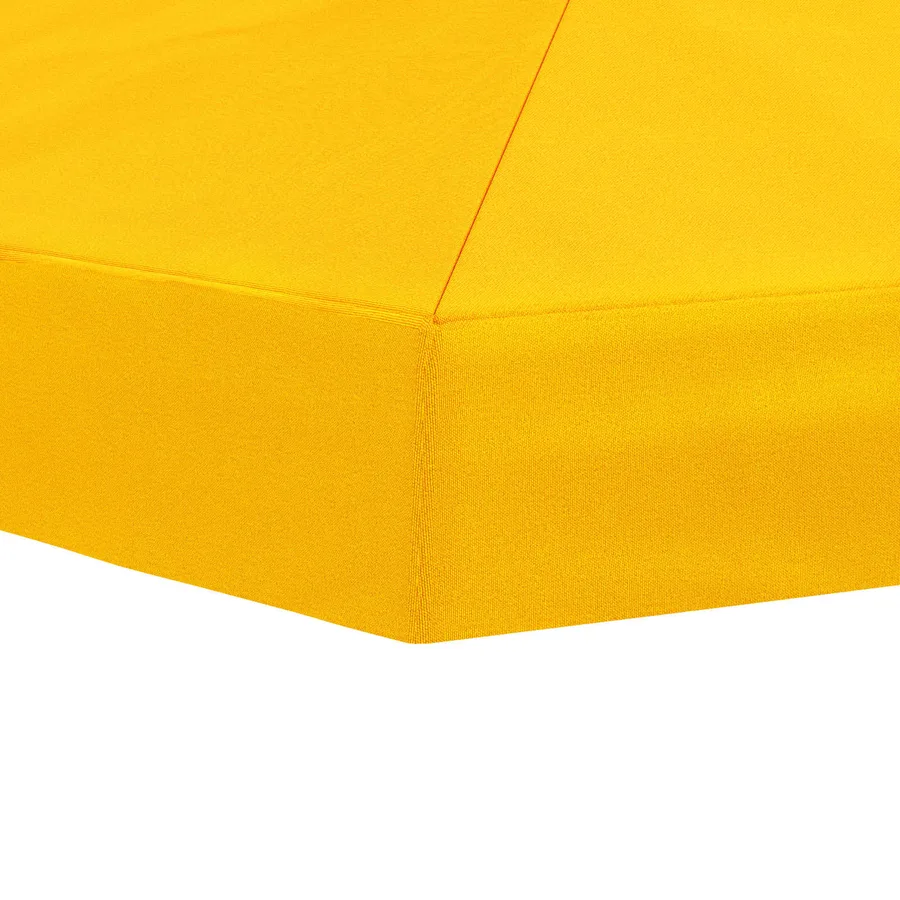 Housse de canopée de gazebo 6 x 3 m Jaune Polyester 190 - 5