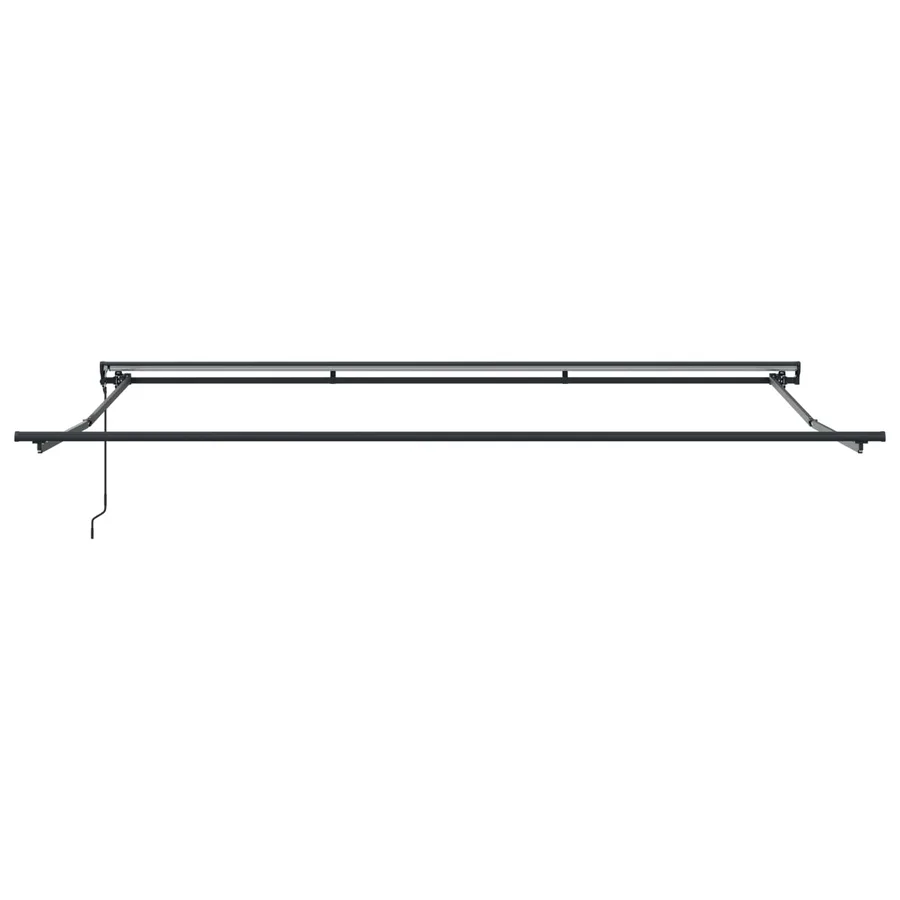 Cadre de store rétractable électrique Anthracite 4 x 2 m Acier - 3