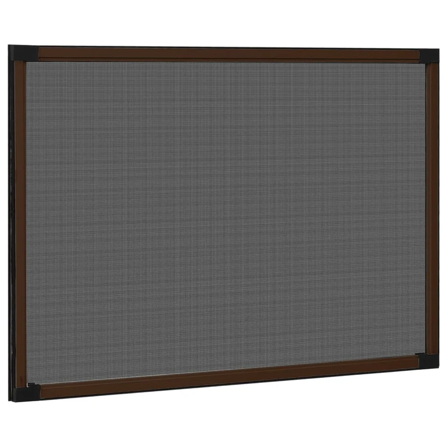 Moustiquaire extensible pour fenêtres Marron (100-193)x75 cm - 3