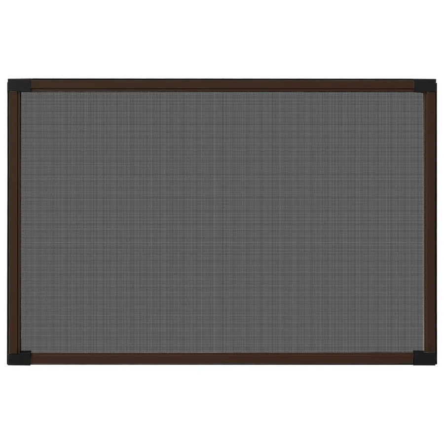 Moustiquaire extensible pour fenêtres Marron (100-193)x75 cm - 4