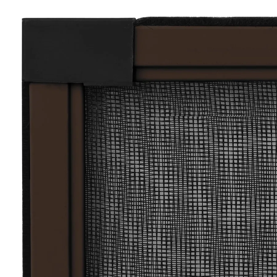 Moustiquaire extensible pour fenêtres Marron (100-193)x75 cm - 7