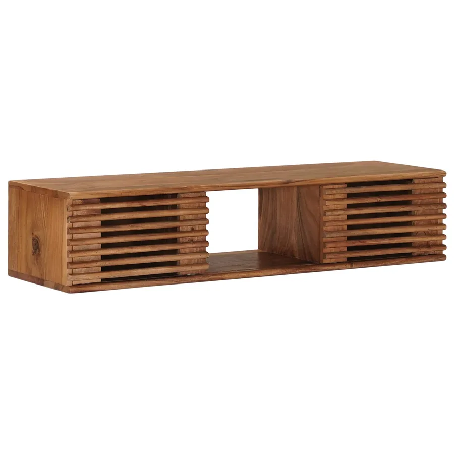Meuble TV avec stockage avec porte Naturel 105 x 30 x 22,5 cm - 3